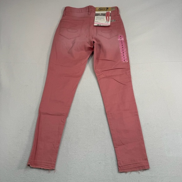 Seven 7 Ankle Skinny Pants Womens Size 6 Pink Mid Rise NWT - Picture 4 of 14